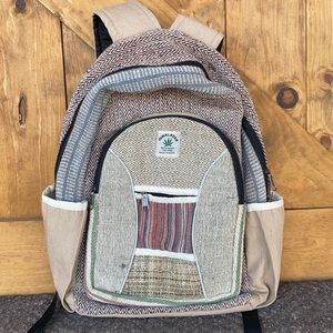 SOLD- HIMALAYAN 100% Hemp Backpack